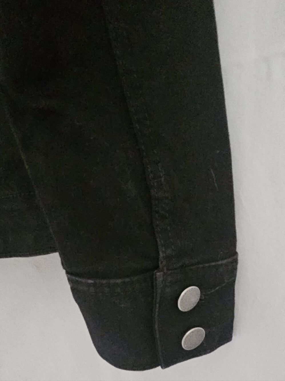 Charter Club Black Lightweight Denim Jacket - Picture 5 of 5